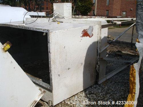 Used Standard Steel Hot Air Rotary Dryer. Approximately 8' diameter x 30' long, carbon steel. Internal flights with steam heater, dryer is rated for 25,000 lbs hour of sugar solvents, average tempera...