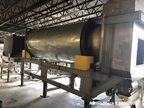 Used Vulcan Stainless Steel Rotary Drum Dryer