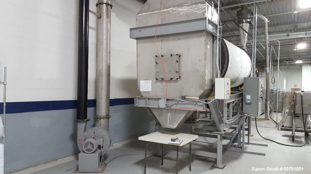 Used Vulcan Stainless Steel Rotary Drum Dryer