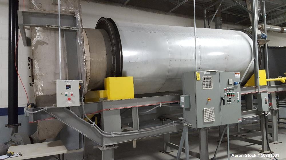 Used- Vulcan Stainless Steel Rotary Drum Dryer