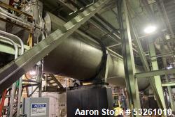 Used FMC 8' x 60' Sanitary Stainless Steel Rotary Dryer – Steam Heated with IEP Explosion Protection System