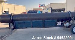 Used Custom-Made 36' x 4' Rotary Dryer – Portable Natural Gas Heated Industrial Drum Dryer