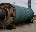 Used 31' Single Pass Drum Dryer. Carbon Steel.