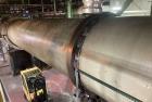 Used FMC 8' x 60' Sanitary Stainless Steel Rotary Dryer – Steam Heated with IEP Explosion Protection System