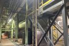 Used FMC 8' x 60' Sanitary Stainless Steel Rotary Dryer – Steam Heated with IEP Explosion Protection System