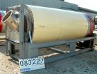 Used Rotary Air Dryer, 304 Stainless Steel. Horizontal insulated tube 60
