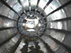 USED: Rotary air dryer, 304 stainless steel. Horizontal insulated tube 60