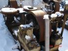 USED: (1) Set of trunnions for an approx 12' diameter x 45' longrotary dryer. Trunnion rolls 30