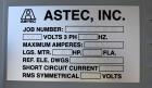 Used Astec Rotary Tube Type Indirect Dryer, Model WPD-10829