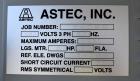 Used- Astec Rotary Tube Type Indirect Dryer, Model WPD-10829