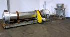 Used Bartlett-Snow Rotary Hot Air Dryer, 316 Stainless Steel. Rated approximate 1500 pounds an hour depending on product. Horizontal chamber 24