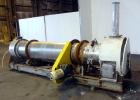 Used Bartlett-Snow Rotary Hot Air Dryer, 316 Stainless Steel. Rated approximate 1500 pounds an hour depending on product. Horizontal chamber 24