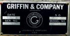 USED: Griffin and Company Conditioning Cylinder, 304 stainless steel. 20