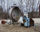 Used- Roto-Louvre Rotary Hot Air Dryer, 6' diameter x 32' long,