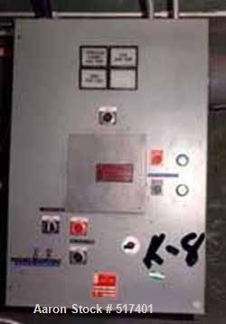 USED: Indirect Heating Kiln, overall approximately 8' high x 6' wide x 40' long. Attached to it is a combustion unit 13' long X 3' diameter. Kiln has stainless steel flexible conveyor running full le...