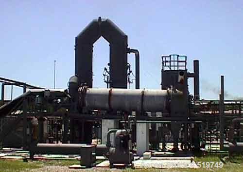USED: Rotary kiln, 4'6" diameter x 20' long, carbon steel. Uses include solid waste incineration or thermal ozidizer. Suitable for soil, wood chips, sawdust and most solids. Direct gas fired. Not use...
