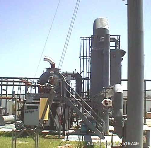 USED: Rotary kiln, 4'6" diameter x 20' long, carbon steel. Uses include solid waste incineration or thermal ozidizer. Suitable for soil, wood chips, sawdust and most solids. Direct gas fired. Not use...