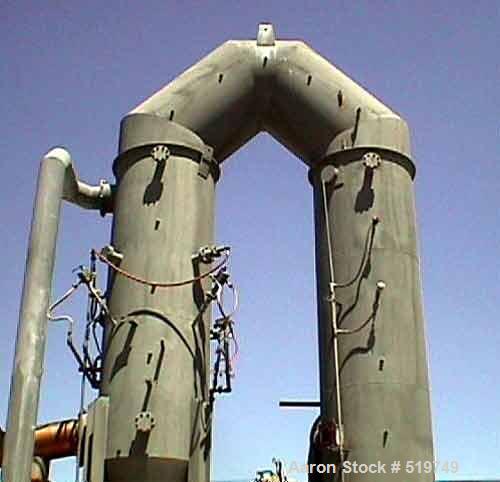 USED: Rotary kiln, 4'6" diameter x 20' long, carbon steel. Uses include solid waste incineration or thermal ozidizer. Suitable for soil, wood chips, sawdust and most solids. Direct gas fired. Not use...