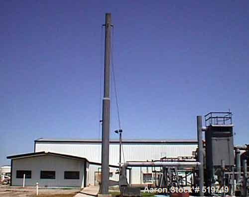 USED: Rotary kiln, 4'6" diameter x 20' long, carbon steel. Uses include solid waste incineration or thermal ozidizer. Suitable for soil, wood chips, sawdust and most solids. Direct gas fired. Not use...