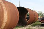 Used-Rotary Kiln Shell, 12' diameter, in 4 pieces: 20', 30', 36' and 24' for a total length of 110'. Includes various kiln p...