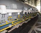 Unused- Lochhead-Haggerty Gas Fired Calcining Rotary Kiln, 316L Stainless Steel. Tube approximate 72