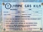 Used-Olympic 14 Cubic Feet Downdraft Natural Gas Kiln