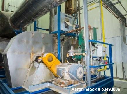 Pre-Owned Rotary Steam Dryer by Drying Solutions – 7.3 MMBTU/hr, Co-Current Flow