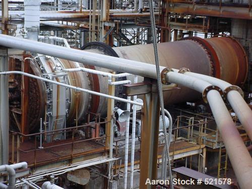 USED: Davenport rotary steam tube dryer, 9'6" diameter x 40' long.Shell 316L stainless steel, internal 317L stainless steel. Rated for250 psi @ 450 deg F. 1/4" pitch ft, counterflow. Built 1995.
