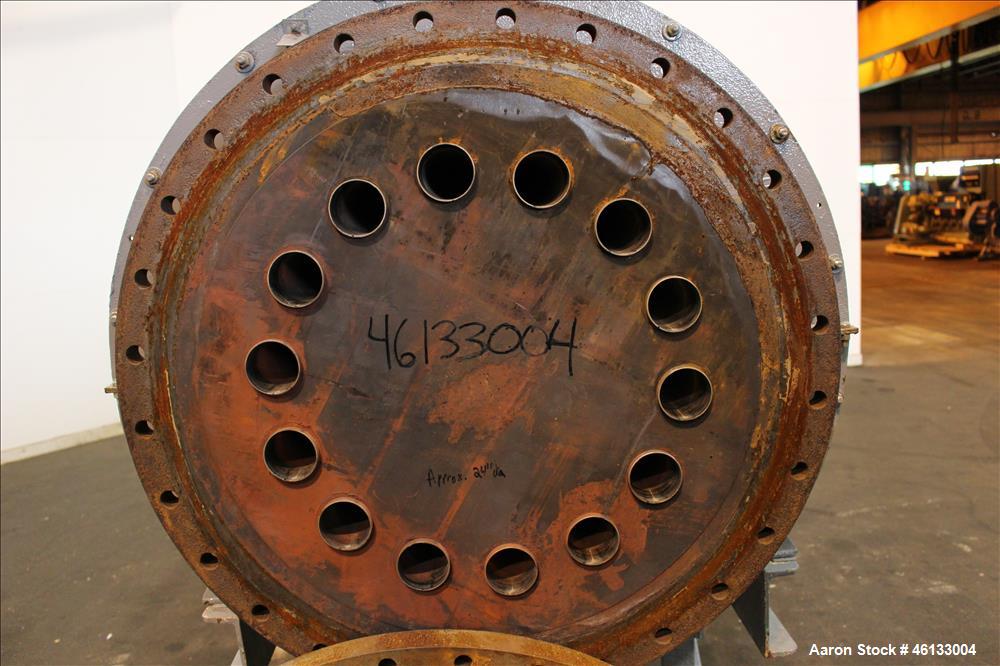 Used Hardinge Ruggles-Coles Pilot Plant Steam Tube Dryer. 304 Stainless steel 24" diameter x 128" long shell, insulated, chain driven by 1-1/2 hp, 208-230/460 volt, 1725 rpm motor attached to Reeves ...