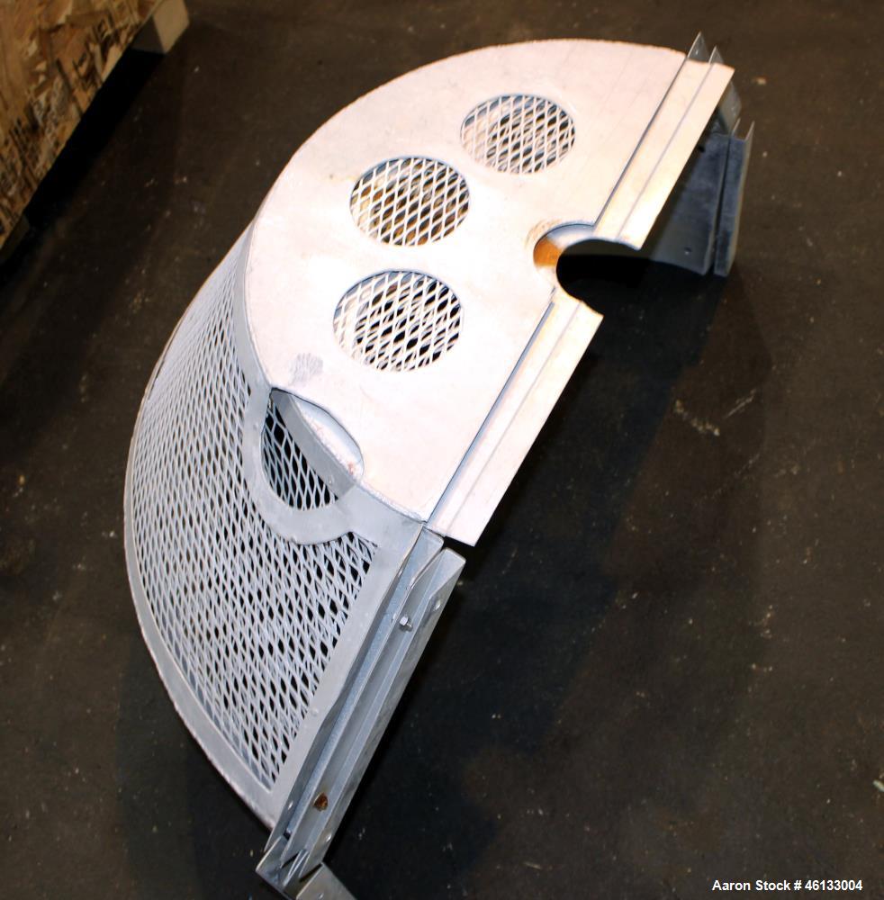 Used Hardinge Ruggles-Coles Pilot Plant Steam Tube Dryer. 304 Stainless steel 24" diameter x 128" long shell, insulated, chain driven by 1-1/2 hp, 208-230/460 volt, 1725 rpm motor attached to Reeves ...