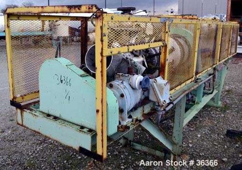 Used Tsukishima Kikai Rotary Steam Tube Dryer, Model Labo-Test, 304 Stainless Steel. Tube approximate 270 mm (10.6’’) diameter x 3000 mm (118") long, with (10) 1" diameter x 120" long tubes, approxim...