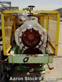 Used Tsukishima Kikai Rotary Steam Tube Dryer, Model Labo-Test, 304 Stainless Steel. Tube approximate 270 mm (10.6’’) diameter x 3000 mm (118") long, with (10) 1" diameter x 120" long tubes, approxim...