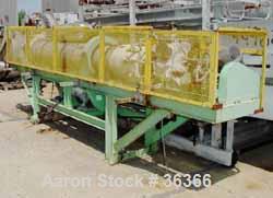 Used Tsukishima Kikai Rotary Steam Tube Dryer, Model Labo-Test, 304 Stainless Steel. Tube approximate 270 mm (10.6’’) diameter x 3000 mm (118") long, with (10) 1" diameter x 120" long tubes, approxim...