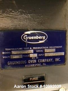 Used- Gruenberg Tray Dryer Oven