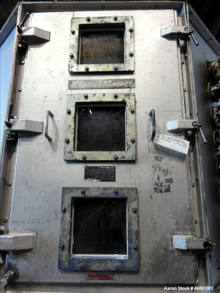 Used Krauss Maffei Tray Dryer, Type TT 20708