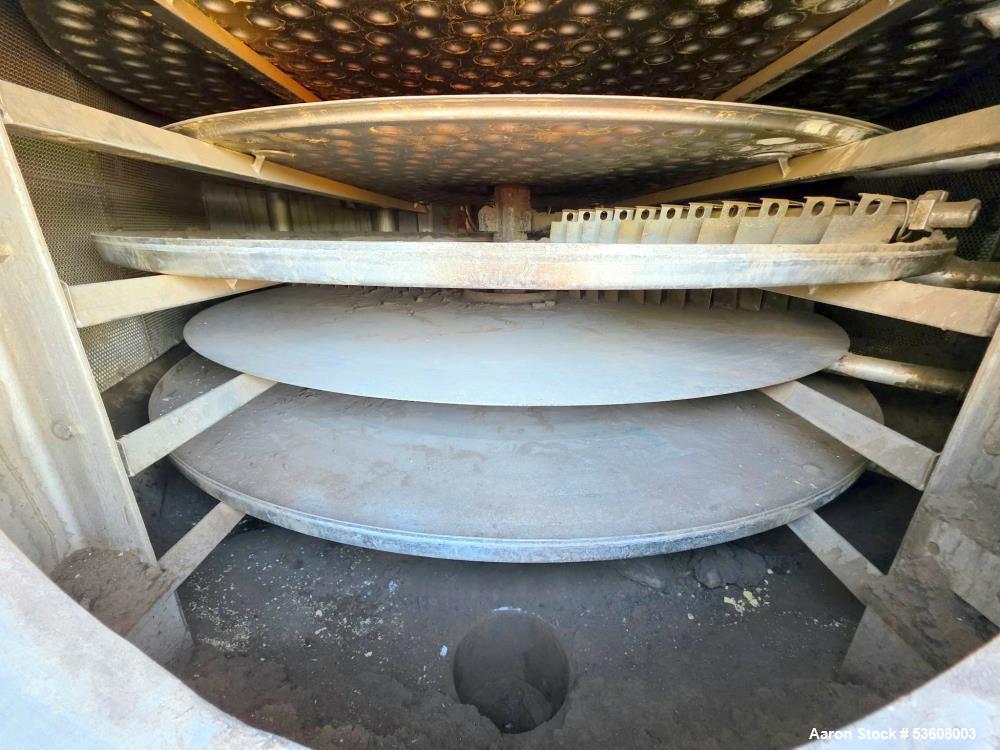 Used Krauss Maffei Stainless Steel Vacuum Plate Dryer – Model VTT-20/14-2/90-4, 30m², 383 Gallon Capacity