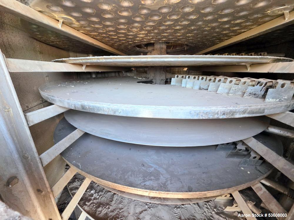 Used Krauss Maffei Stainless Steel Vacuum Plate Dryer – Model VTT-20/14-2/90-4, 30m², 383 Gallon Capacity
