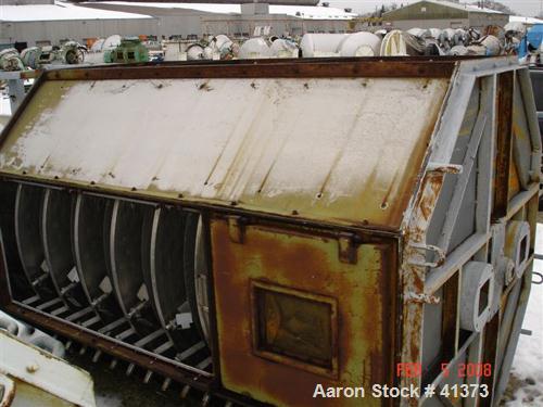 USED: Krause Maffei model TTB20/16 tray dryer. Stainless steel trays, agitator arms and internal hsg (similar to Wyssmont). In this dryer trays are fixed and agitator arm moves product from tray to t...