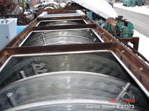 USED: Krause Maffei model TTB20/16 tray dryer. Stainless steel trays, agitator arms and internal hsg (similar to Wyssmont). In this dryer trays are fixed and agitator arm moves product from tray to t...