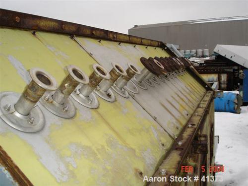 USED: Krause Maffei model TTB20/16 tray dryer. Stainless steel trays, agitator arms and internal hsg (similar to Wyssmont). In this dryer trays are fixed and agitator arm moves product from tray to t...