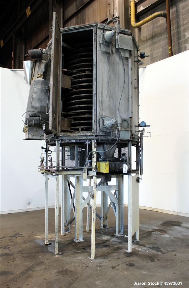 Used Wyssmont Turbo-Dryer, Model L-18, 304 Stainless Steel
