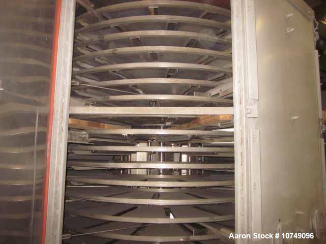 Used- Wyssmont Turbo Tray Dryer, Model O-16. Stainless steel construction. Dust collector sized for a design maximum air flo...