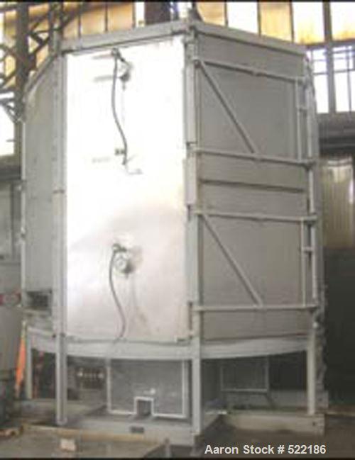 USED: Wyssmont turbo dryer, model OE19/20, stainless steel construction. (19) total trays with (16) heated, (3) cooled, 8'diameter trays, steam heated hot zone with blower, water cooledcooling zone w...