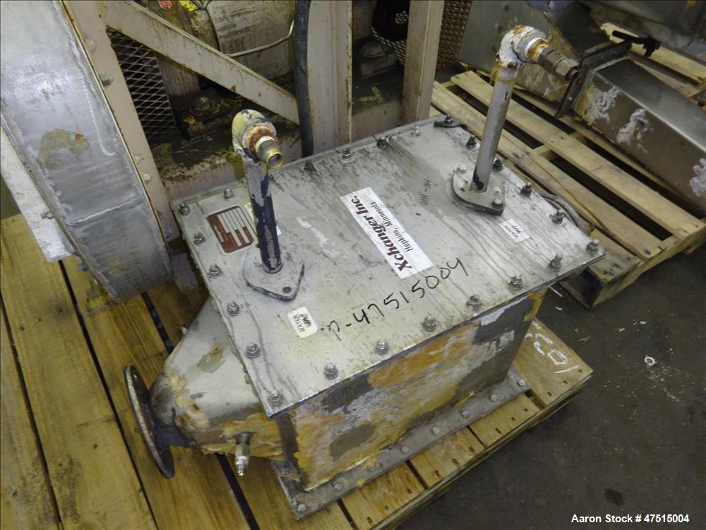 Used Wyssmont Style Rotary Tray Dryer, 304 Stainless Steel.