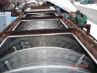 USED: Krause Maffei model TTB20/16 tray dryer. Stainless steel trays, agitator arms and internal hsg (similar to Wyssmont). In this dryer trays are fixed and agitator arm moves product from tray to t...