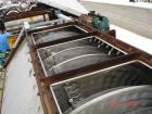 USED: Krause Maffei model TTB20/16 tray dryer. Stainless steel trays, agitator arms and internal hsg (similar to Wyssmont). In this dryer trays are fixed and agitator arm moves product from tray to t...