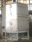 USED: Wyssmont turbo dryer, model OE19/20, stainless steel construction. (19) total trays with (16) heated, (3) cooled, 8'diameter trays, steam heated hot zone with blower, water cooledcooling zone w...