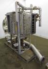 Used Wyssmont Style Rotary Tray Dryer, 304 Stainless Steel.