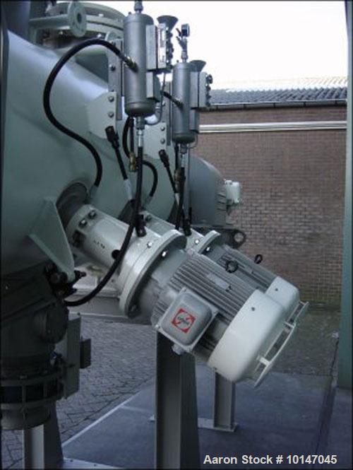 Unused-Lodige VT-1200/2MZ ??? Dryer, stainless steel (1.4571), capacity 42.4 cubic feet (1200 liter). Trough sizes: diameter 3.4' x 5.6' (950 x 1690 mm); top inlet (2) 11.2" (585 mm) diameter and (1)...