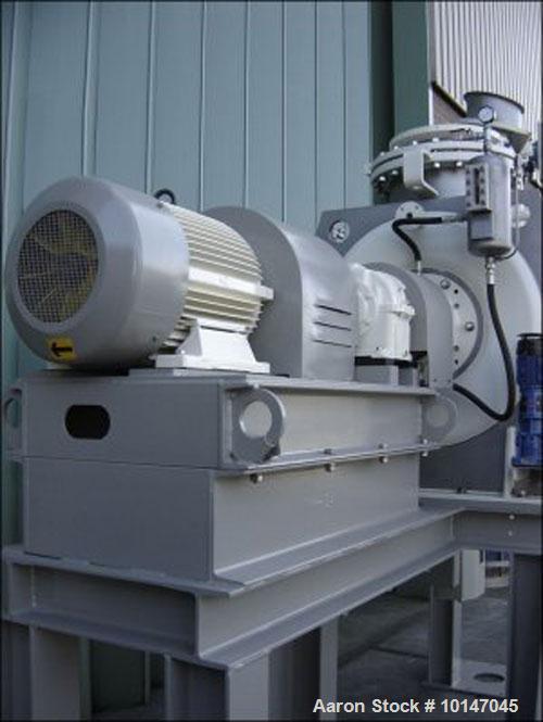 Unused-Lodige VT-1200/2MZ ??? Dryer, stainless steel (1.4571), capacity 42.4 cubic feet (1200 liter). Trough sizes: diameter 3.4' x 5.6' (950 x 1690 mm); top inlet (2) 11.2" (585 mm) diameter and (1)...